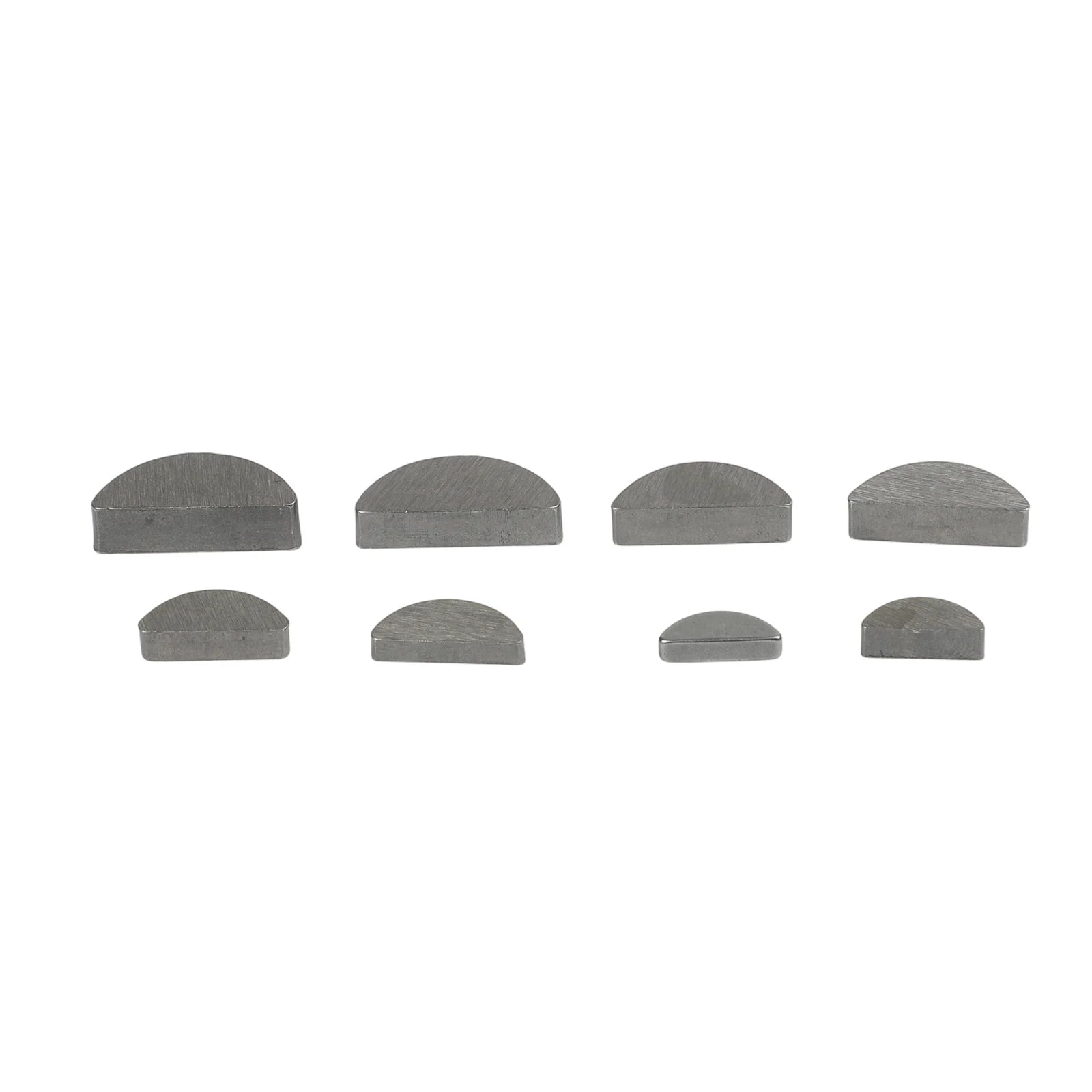 80pcs Carbon Steel Woodruff Half Moon Key Assortment Set Woodruff Key Set Oasis Select