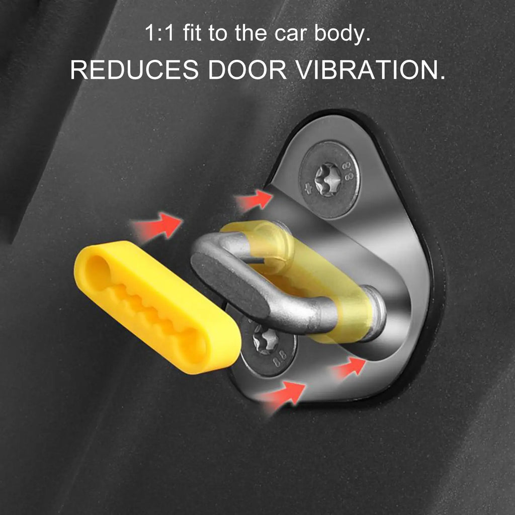 Car Shock Absorber Easy Installation Silicone Damper Cushion Car Door Shock-Absorbing Cushion for Vehicles RV Truck Automotive Oasis Select