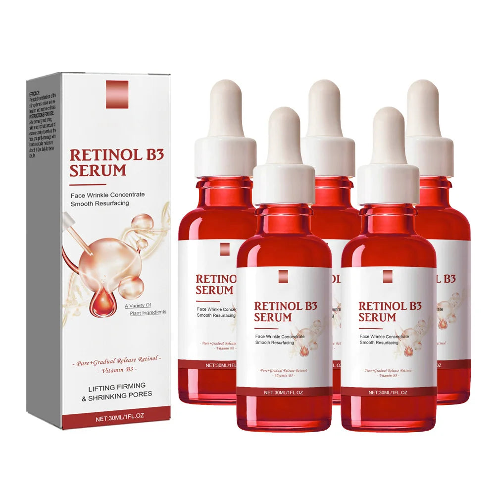 Retinol & Vitamin B3 Face Serum – Anti-Aging, Pore Minimizing Facial Serum Oasis Select 5pcs