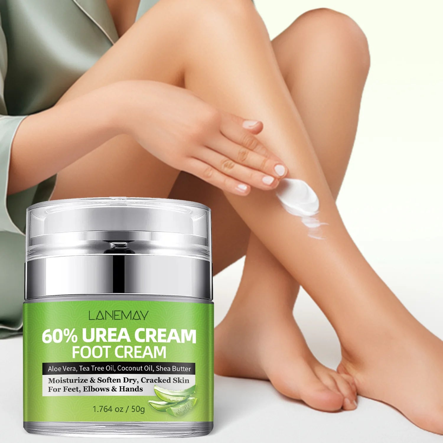 60% Urea Hand & Foot Cream – Aloe Vera & Tea Tree Oil