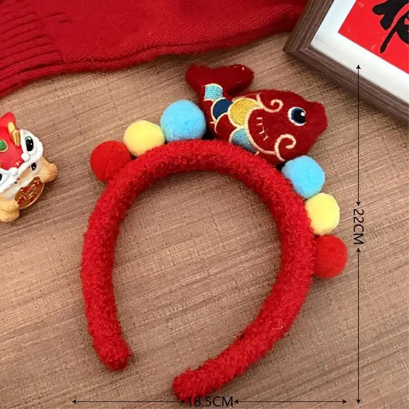 Fluffy Horse Headband | 2026 Lunar New Year Hair Accessory