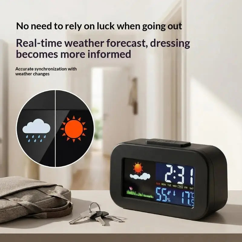 Weather Station Clock – Color Display, Temp & Humidity Monitor