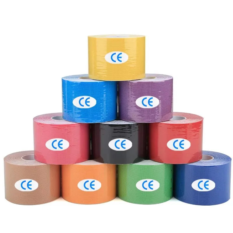 1/2/4Pcs Sports Waterproof Kinesiology Tape Stickers Athletic Bandage Muscle Recovery Protector Strapping Pain Relief Tennis Gym Oasis Select