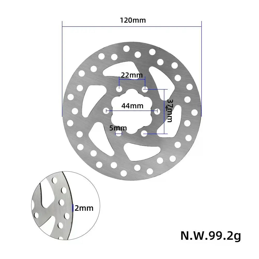 Disc Brake for Segway 120mm Diameter Compatible with For F3 For G3 For ZT3 Scooter Models Reliable Replacement Part Oasis Select