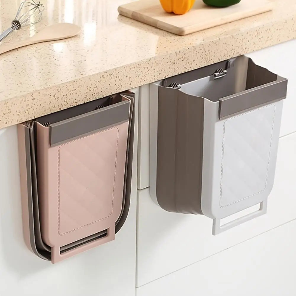1 Pcs Trash Can, Hanging Telescopic Trash Can,Folding Cabinet Door Sorting Multifunctional Trash Can Suitable for Kitchen Car Oasis Select
