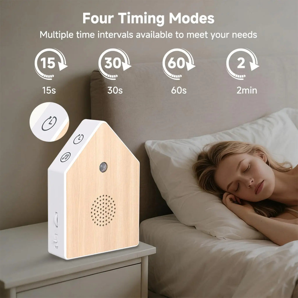 Singing Bird Box White Noise Music Device with Timer Bird Chirping Box with Motion Sensor for Home Garden Bedroom Bathroom Yoga Oasis Select