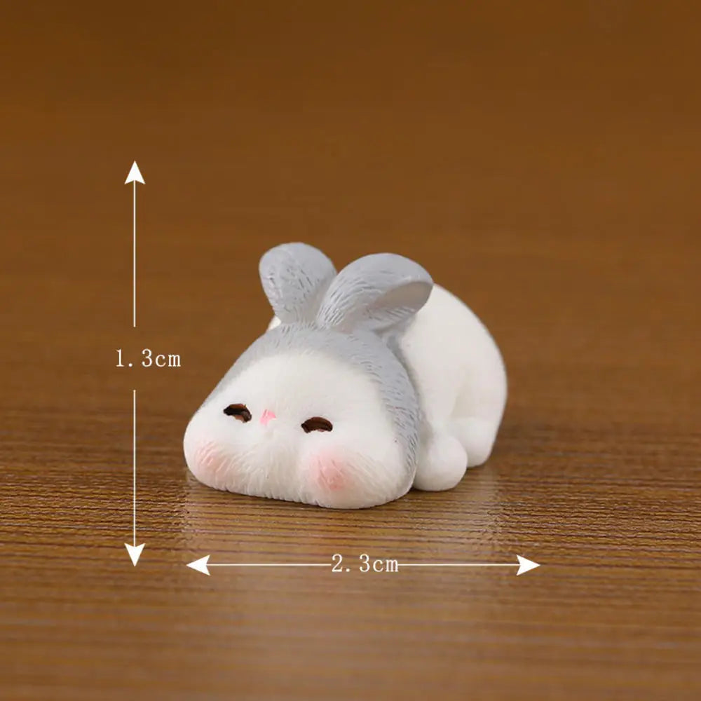 Naughty Resin Small Cat Figurine Mini Cartoon Kitten Ornaments 3D Cat Desktop Decoration Creative Car Mounted Figurines Oasis Select lying down