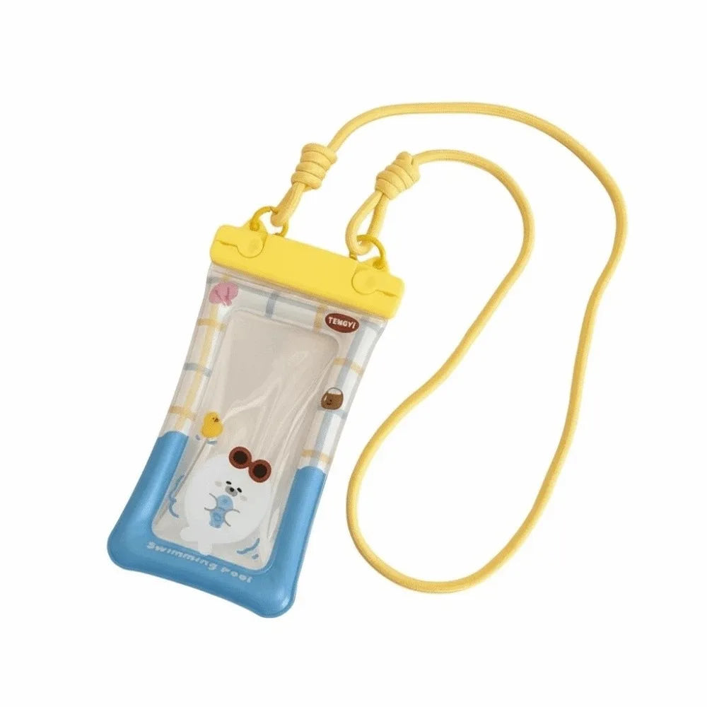 Adjustable Strap Waterproof Phone Pouch Lightweight Sealed Crossbody Dry Bag Large Capacity Solid Color PVC Storage Pack Oasis Select Style 1