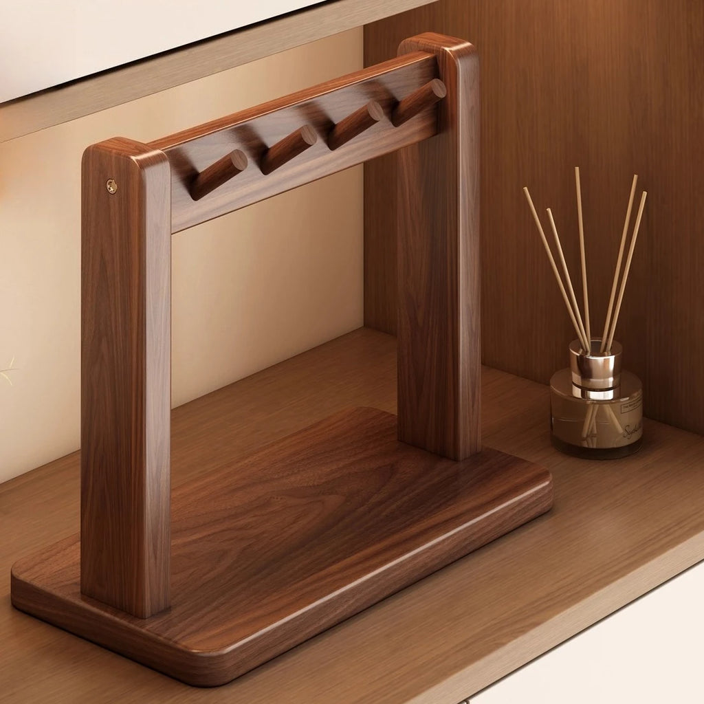 2025 New Desktop Small Display Rack Solid Wood Entrance Storage Rack Key Hanging Rack for Entering and Leaving The House Oasis Select