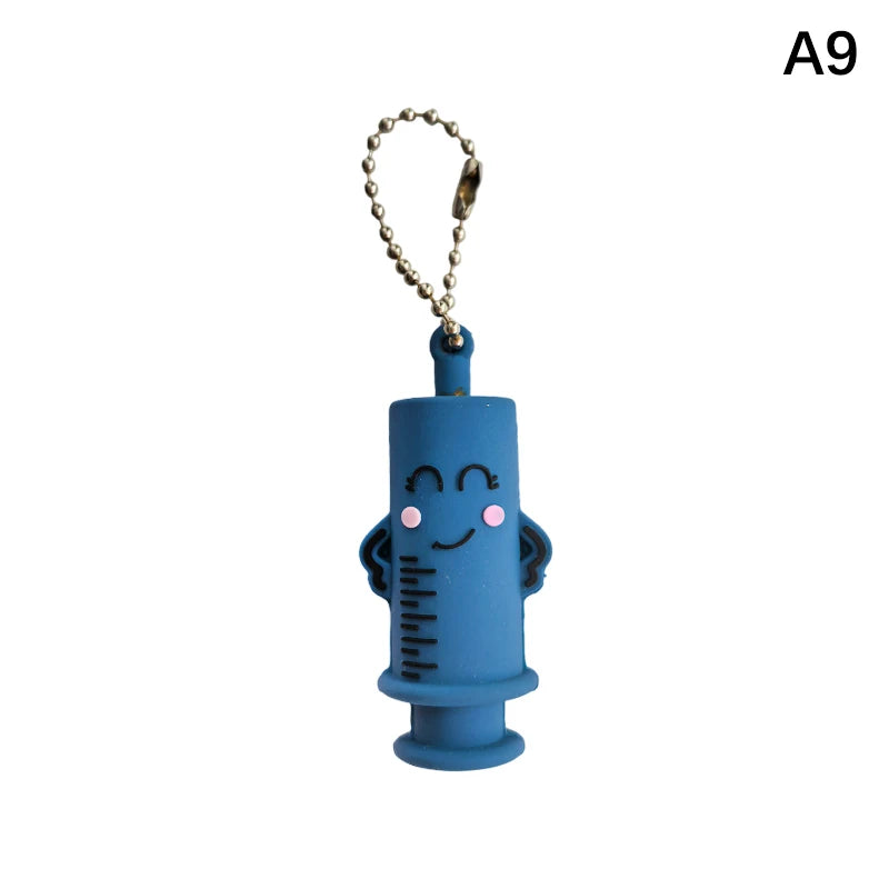 Syringe-Shaped Ampoule Bottle Opener Keychain for Nurses And Doctors Medication Vial Breaker Tool Oasis Select A9