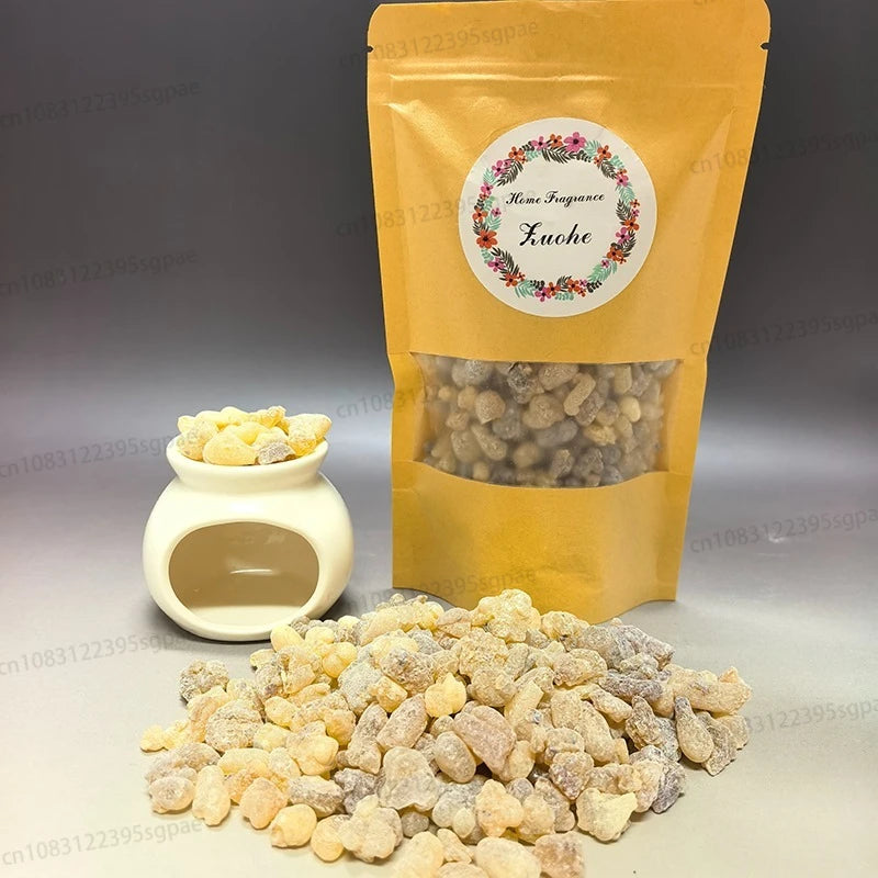 100-500g High-Quality Frankincense Resin,Packed in A High-Sealing Kraft Bag,Church Incense,Air Purifying,Psychological Relaxatio Oasis Select