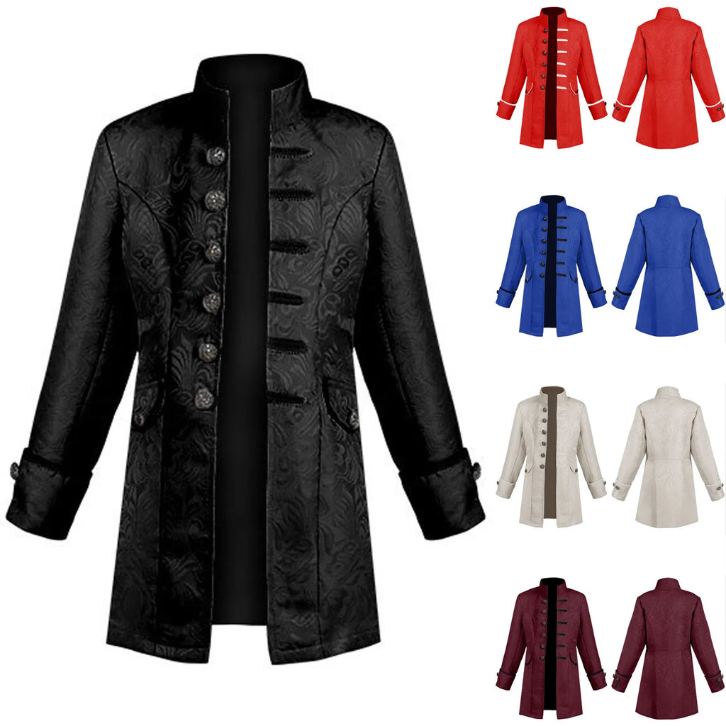 Boys Gothic Victorian Steampunk Tailcoat Cosplay Costume Jacket Boys Costume Jacket Oasis Select