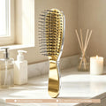 Rose Gold Scalp Massage Brush – Detangling Shampoo Comb Scalp Massage Brush Oasis Select M228-Gold