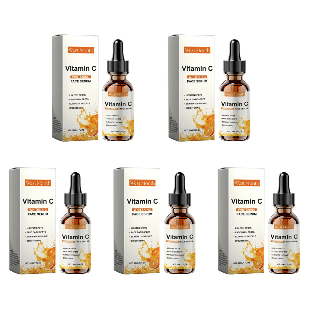 Vitamin C Face Serum – Brightening Dark Spot Remover 30ml Vitamin C Face Serum Oasis Select 5 x 30ml Boxed