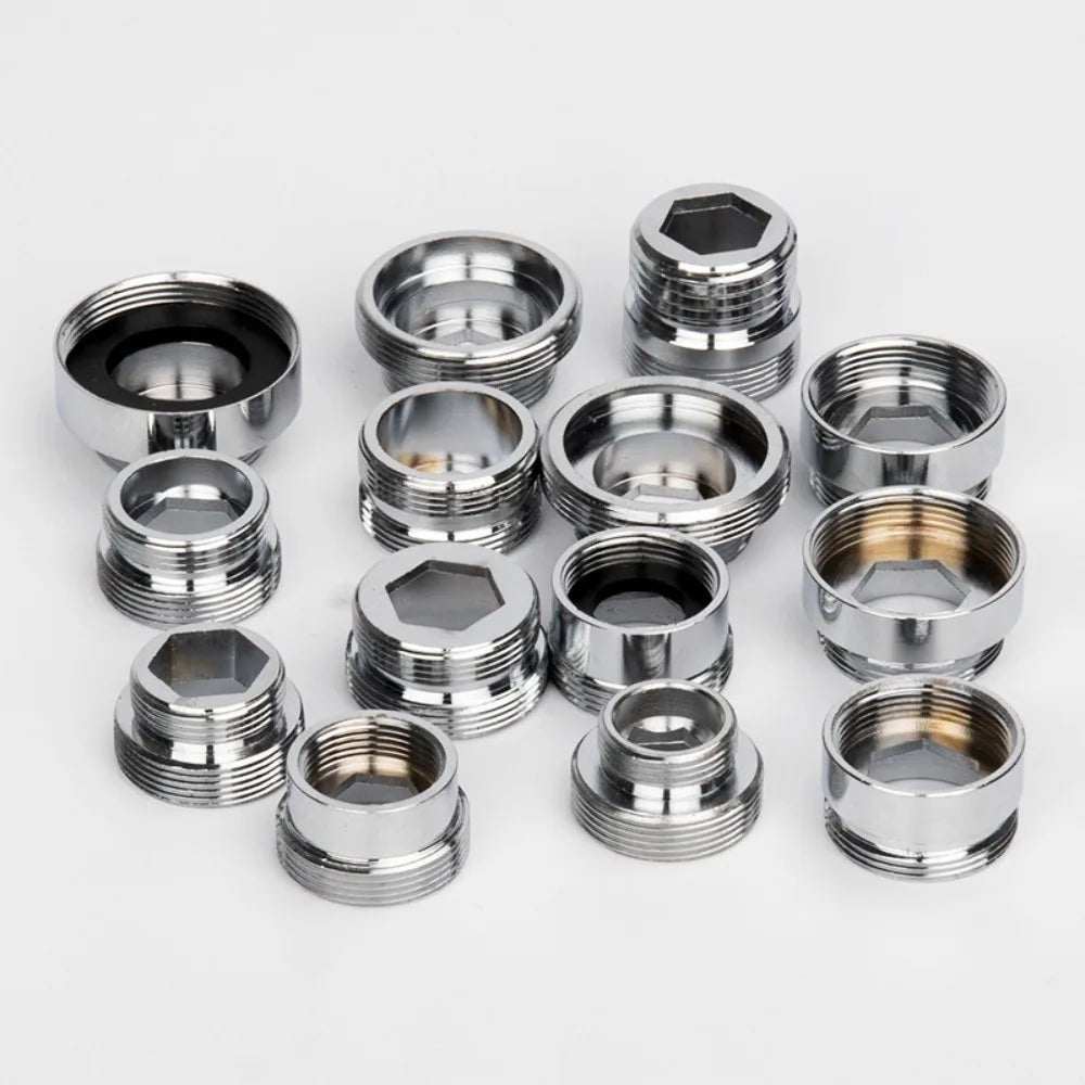 Faucet Adapter 22 Turn 16 18 20 22 24 26 28 30 32mm Internal and External Fine Tooth Faucet Conversion Thread Accessories Oasis Select