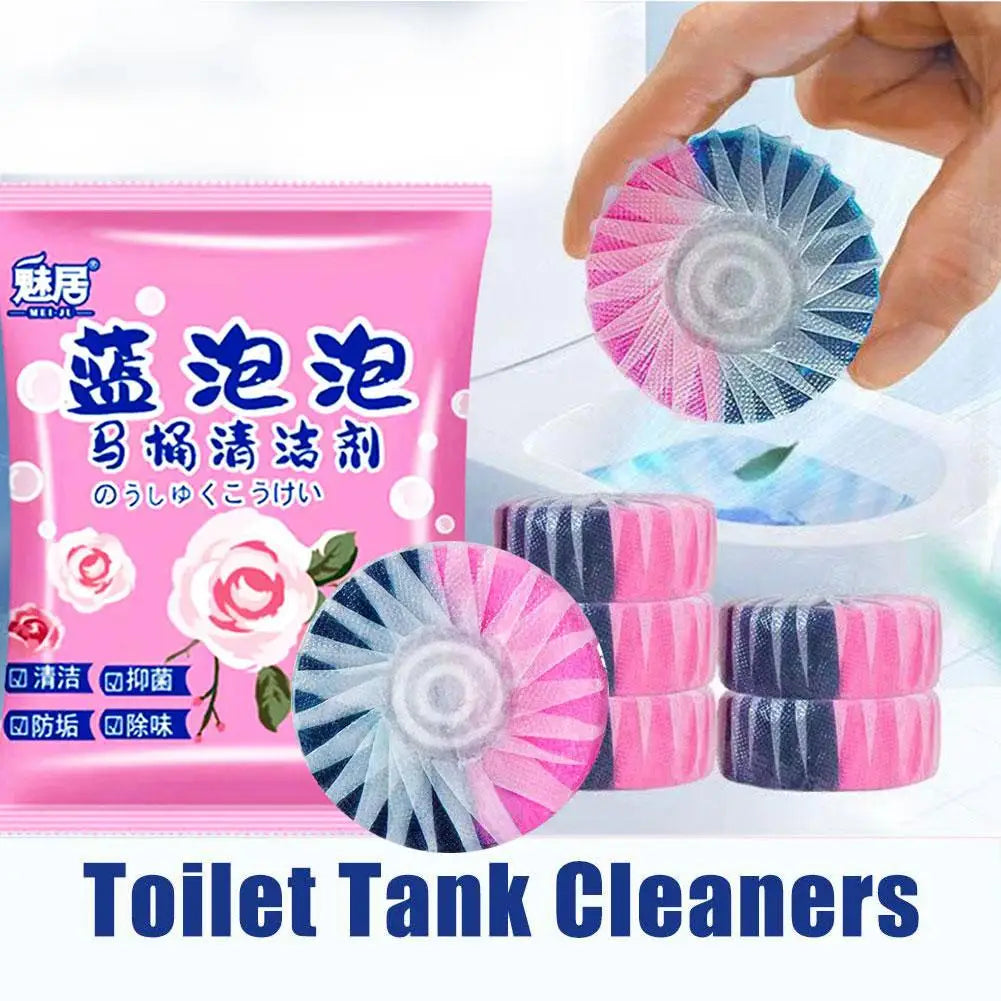 Toilet Deodorizer Blue Bubble Toilet Cleaner Effervescent Bowl Deodorant Freshener Deodorization Fragrant Household Toilet Tool Oasis Select