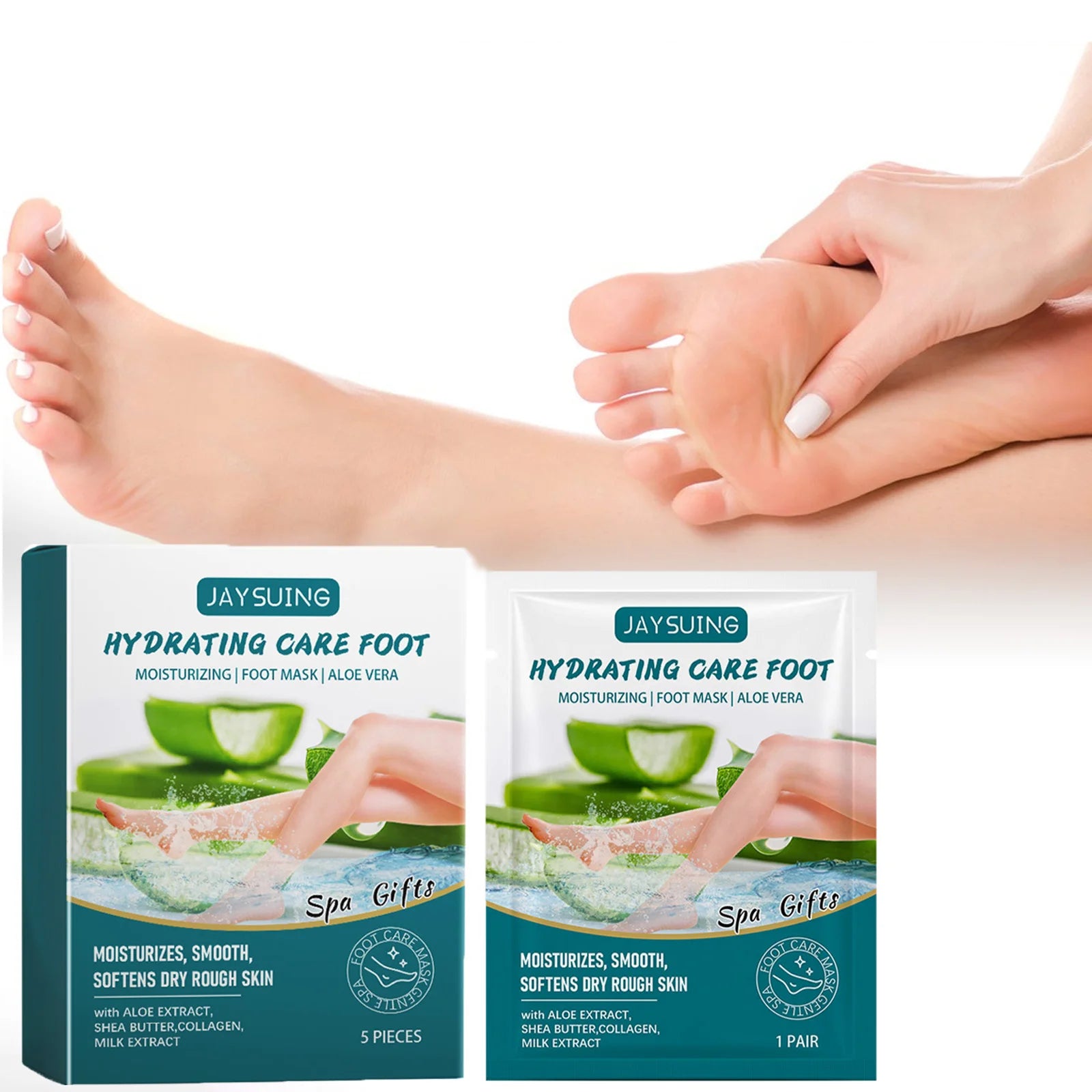Aloe Vera Exfoliating Foot Mask – Dead Skin & Callus Remover Exfoliating Foot Mask Oasis Select