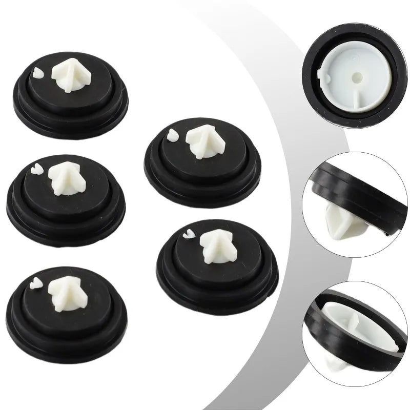 5Pcs Bathroom Rubber Diaphragm Gasket Replacement 28mm Fits All Tank Packing Valves Ball Valves Bottom Side Inlet Toilet Parts Oasis Select