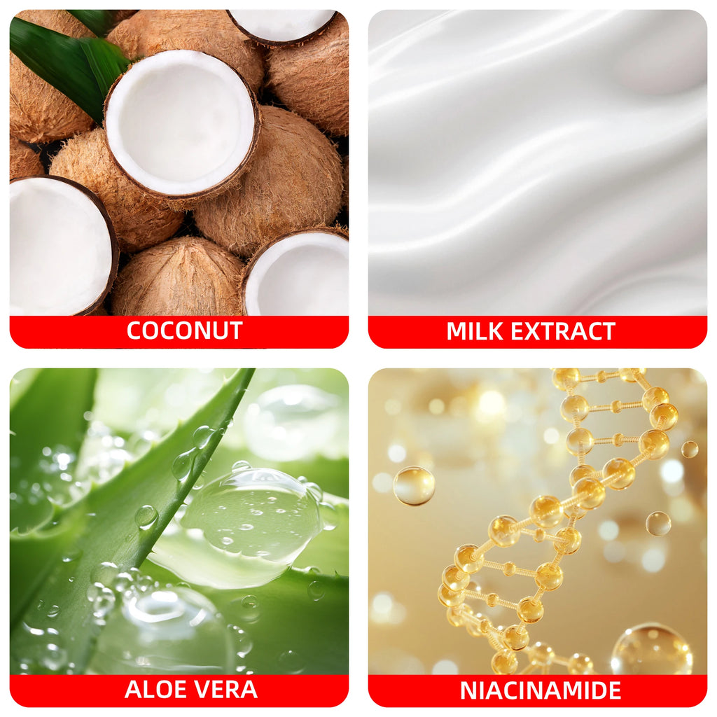 Coconut Walnut Exfoliating Scrub Cream – All Skin Types
