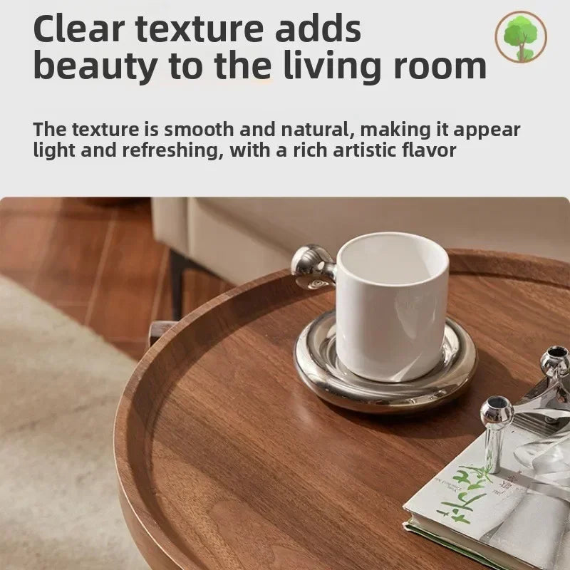 Multi-functional Movable trolley side table Living room coffee table Movable coffee table sturdy and durable Oasis Select