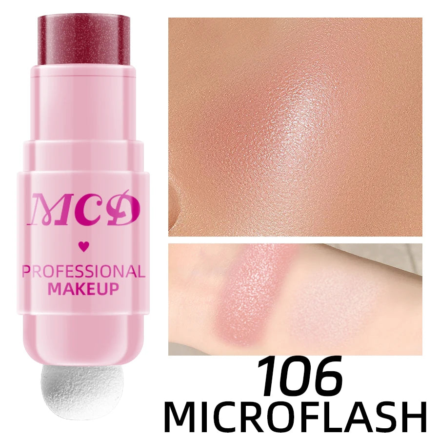 MCD 6-Color Jelly Blush Stick – Lip & Cheek Tint Matte Finish