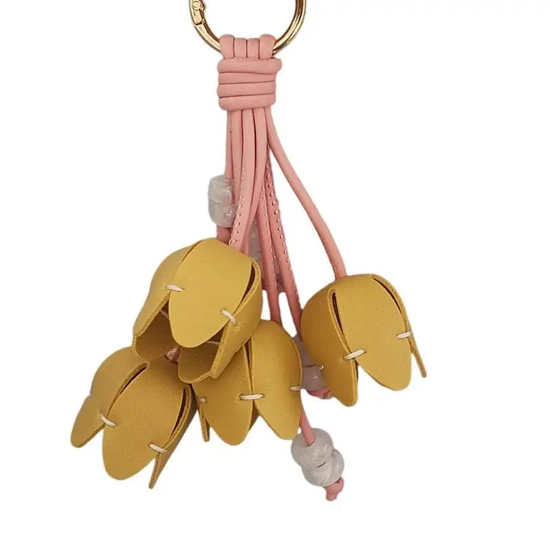 Tulip Flower Bag Charm – Floral Pendant for Handbag & Keychain Bag Charm Pendant Oasis Select A4