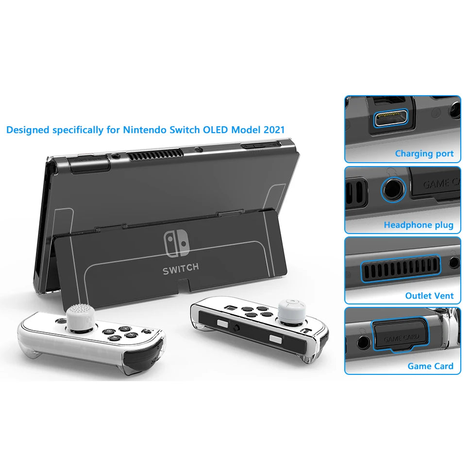 Nintendo Switch & OLED Accessories Bag & Protective Case Kit