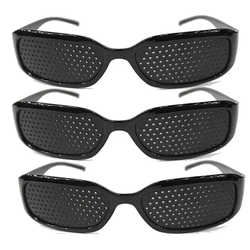 1/4PCS Anti-myopia Astigmatism Glasses Vision Correction Fatigue Pin Hole Glasses With Holes For Men Women Eyesight Improvement Oasis Select C-3PCS