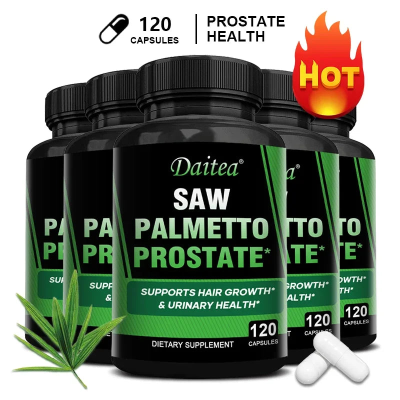 Saw Palmetto Berry Extract Capsules – Hair & Hormone Support