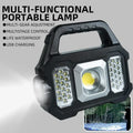 ESMARTER 800-Lumen Rechargeable LED Flashlight | 6 Modes, Solar