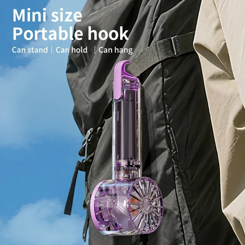 18°C Ice Cool Technology Handheld Fan Instant Cooling 2000mAh Portable Mini Fan For Outdoor Sports Work Study Oasis Select
