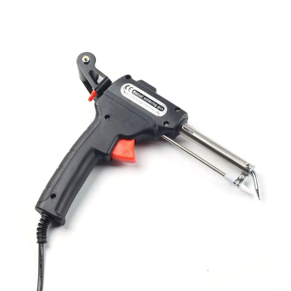 SLADE 60W Auto-Feed Soldering Iron Gun | 110V/220V Repair Kit Soldering Iron Gun Oasis Select black heat EU PLUG 220V