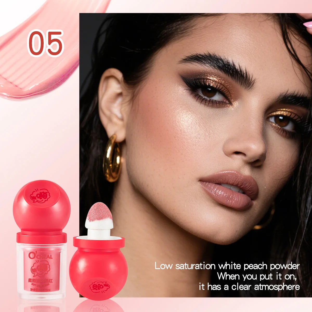 OCHEAL Liquid Blush Stick – Buildable Cream Contour & Glow