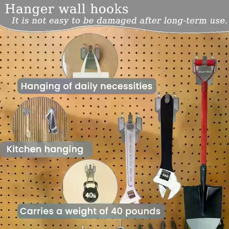 Decor Solution Package: 8/10/12/15/20/40Pcs Wall Hooks - Perfect for Hanging Picture, Mirror, Photos & Posters in Office Room Oasis Select