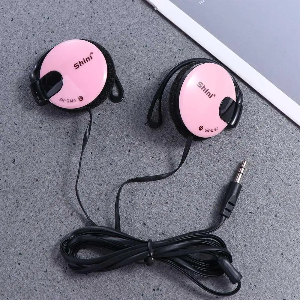 3.5mm Bass Headphones Ear Hook Headset Sports Earphone Wired Earpiece For Mp3 Computer Mobile Telephone Oasis Select