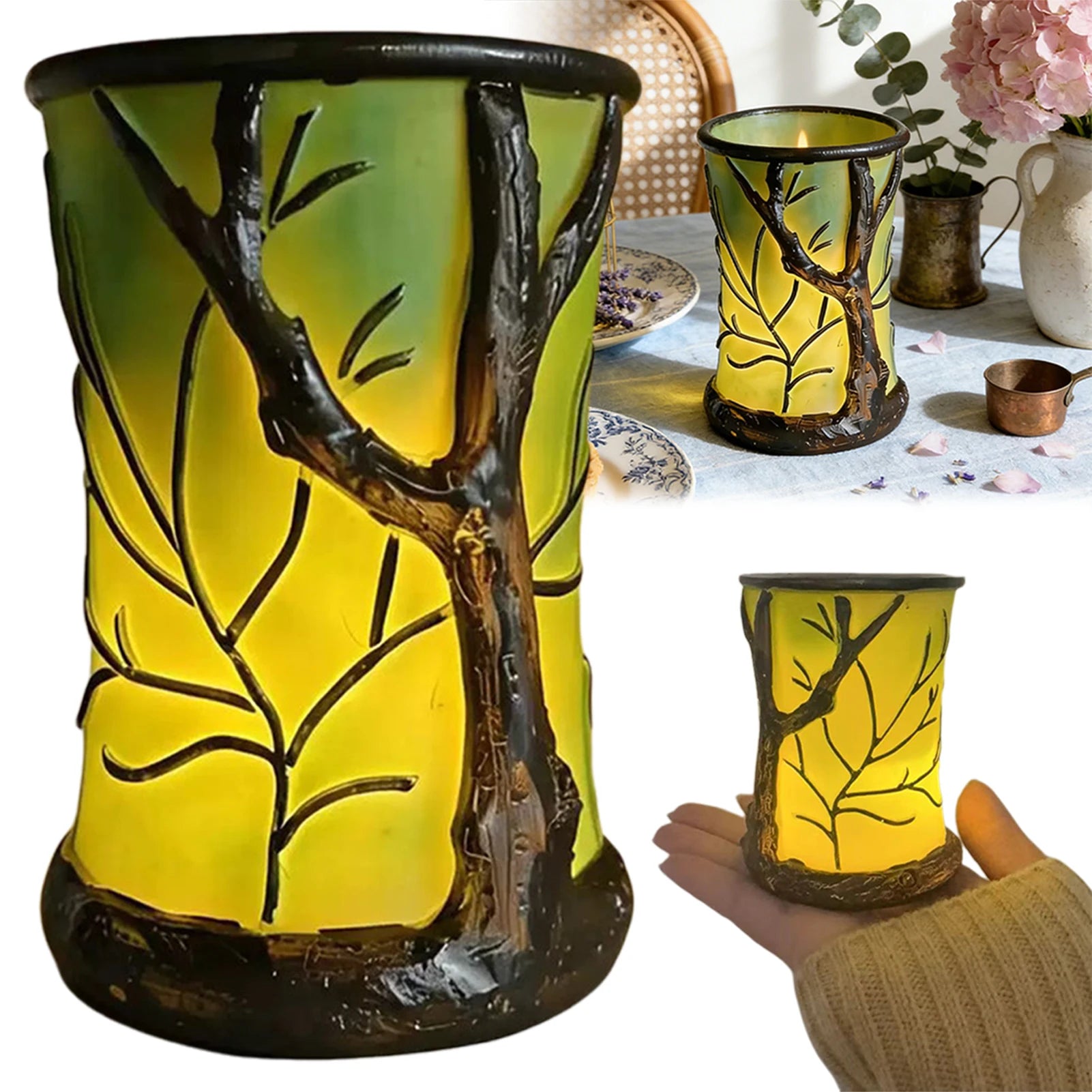 Leaf Shaped Forest Desk Lamp | Nature-Inspired Ambient Light