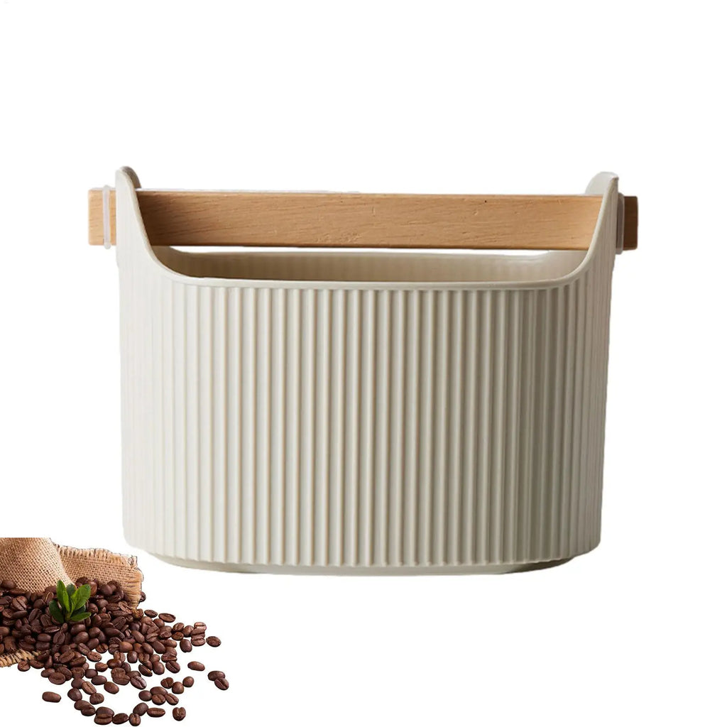 Shock-Absorbent Coffee Knock Box Espresso Dump Bin Removable Espresso Bucket 1300ml Shock-Absorbent Non-slip Grind Waste Bin Oasis Select