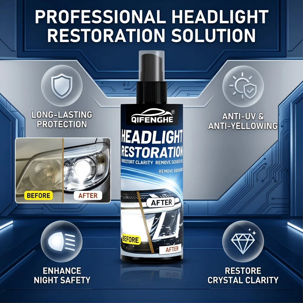 Car Headlight Restore Polish 3.5oz – Removes Yellowing & Haze Headlight Restore Polish Oasis Select