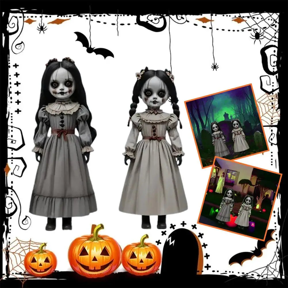 2D Halloween Ghost Ground Stake Outdoor Yard Decoration 60cm
