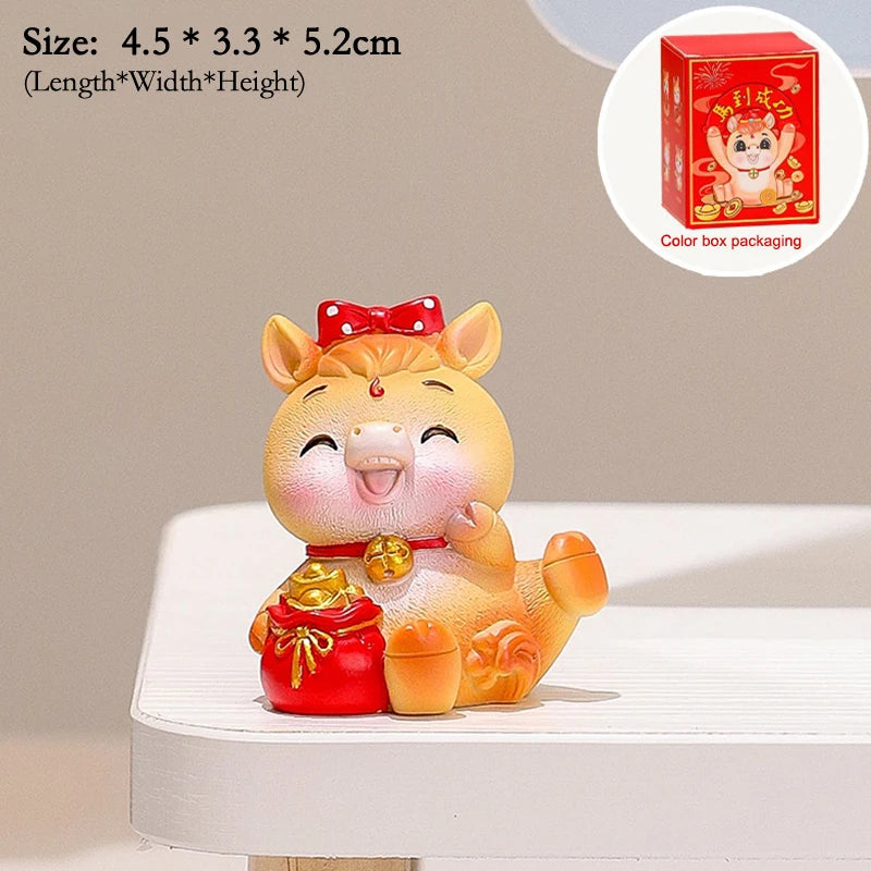 2026 Year Horse Table Decoration Charming Pony Accessory Lucky Cute