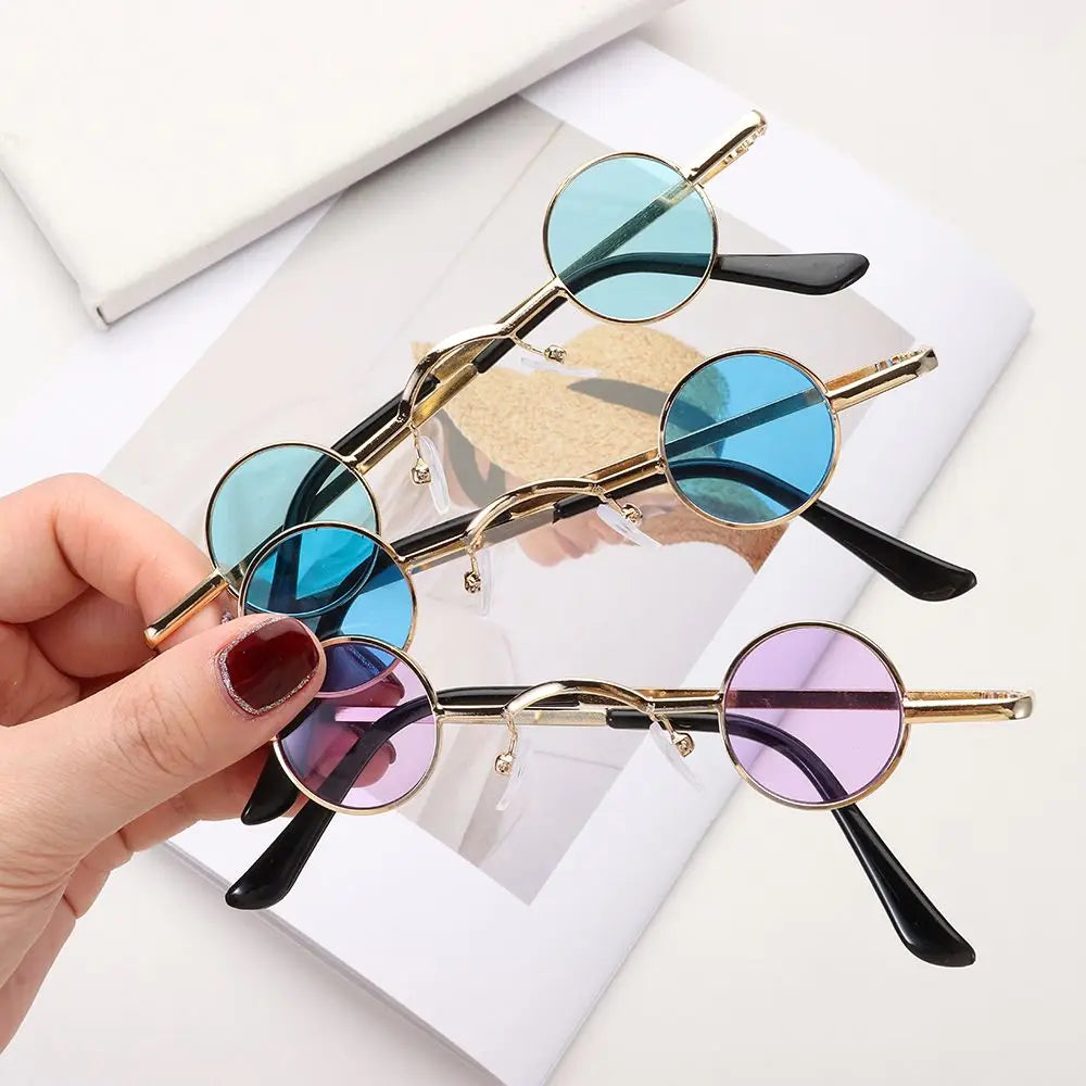 Women Men Metal Frame Hip Hop Punk Sun Glasses Shades Small Round Sunglasses Oasis Select