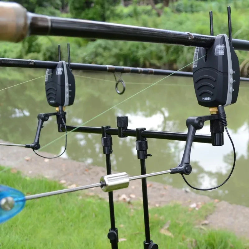 2026 Hirisi Waterproof Carp Fishing Bite Alarm Snag Bar Rolling LED Band Fish Bite Indicator Induction Alarm for Angling 1PCS Oasis Select