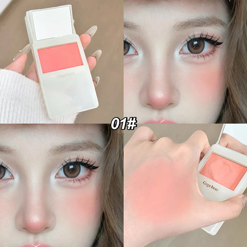 Floral Single Blush Low Saturation Matte Silky Texture Waterproof Sweatproof Long Lasting Daily Date Makeup Oasis Select 01