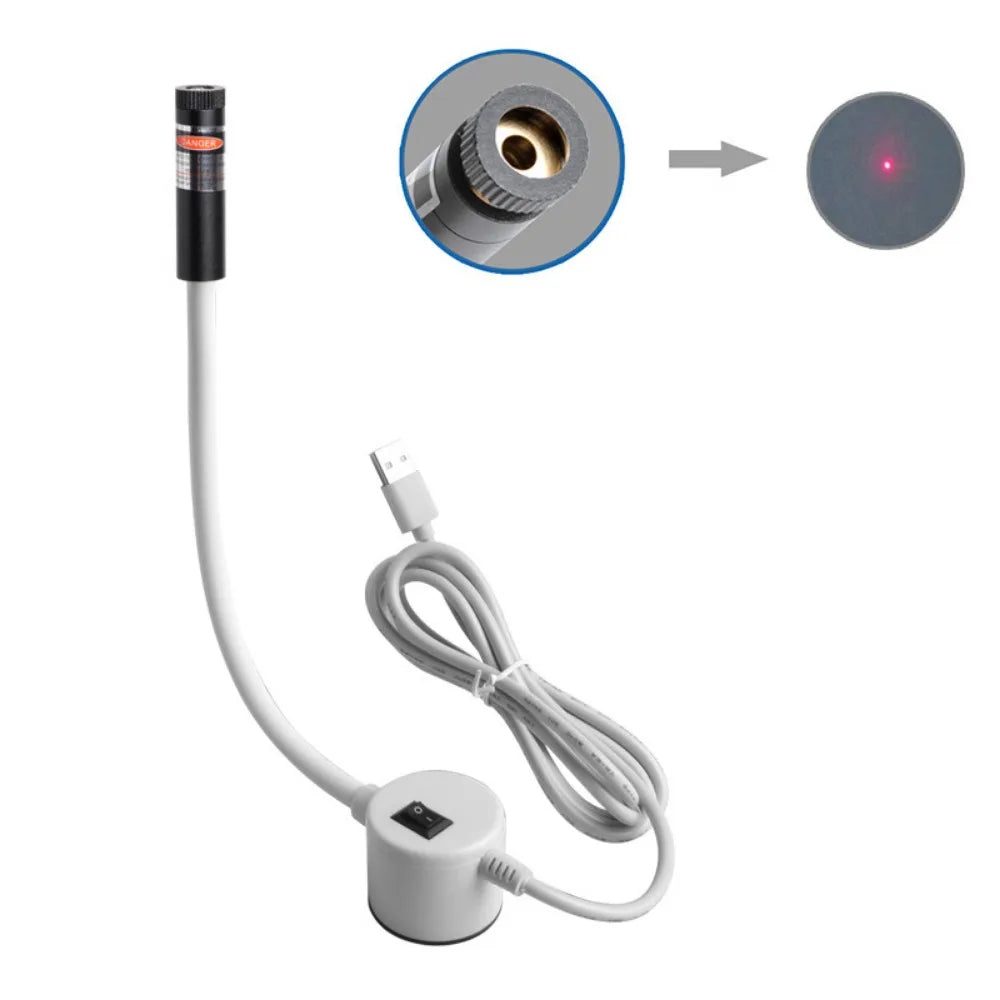 Laser Sewing Guide Light – Dot Line Cross & Magnetic Base USB