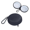Compact EVA Keychain Ashtray with Portable Pouch, Anti-smog Solution for Vehicle and Travels Oasis Select A3