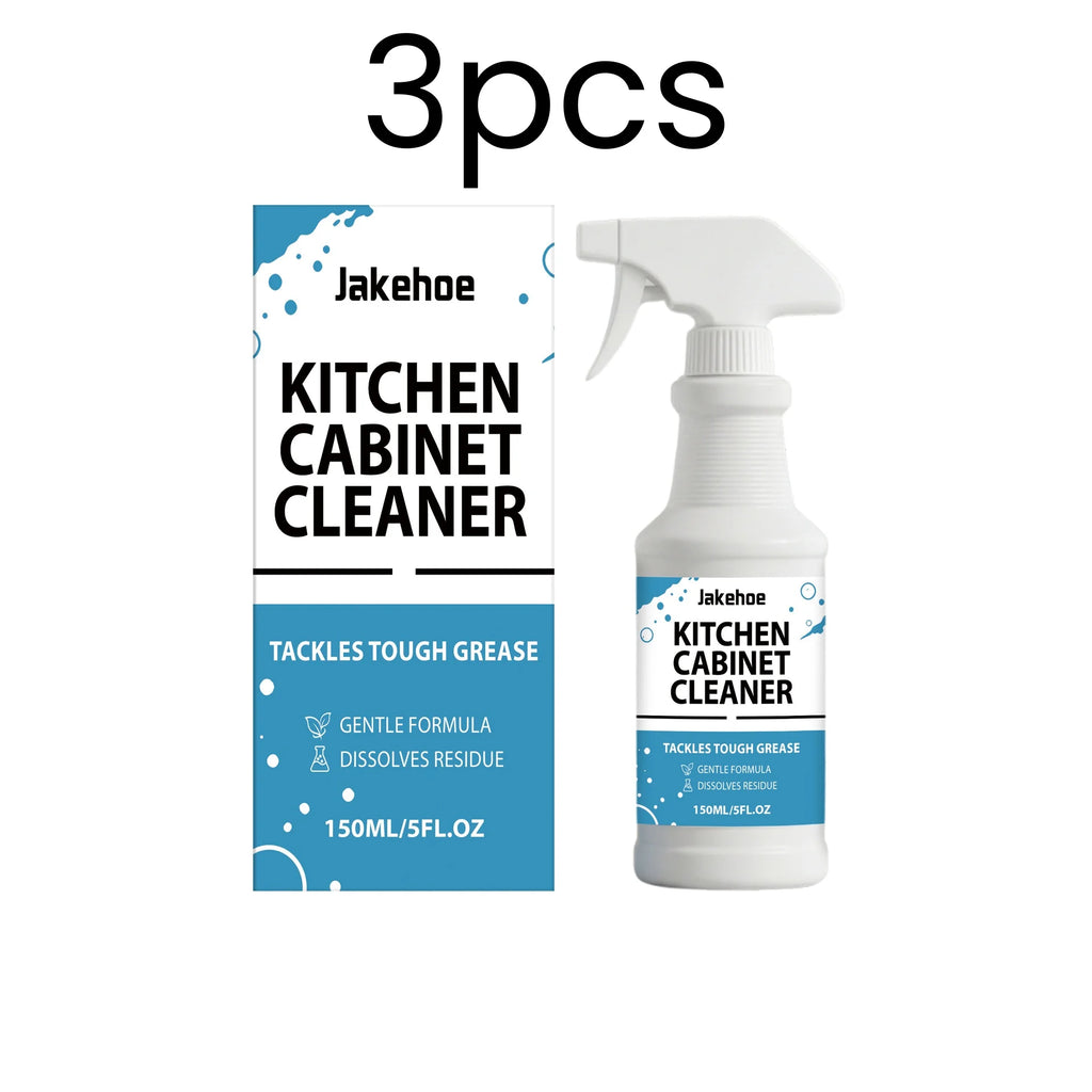 Jakehoe Kitchen Cleaner Deep Cleaning Oil Stain Remover Dissolves Residue Rich Foam Gentle Ingredient Kitchen Degreaser 150ml Oasis Select 3pcs