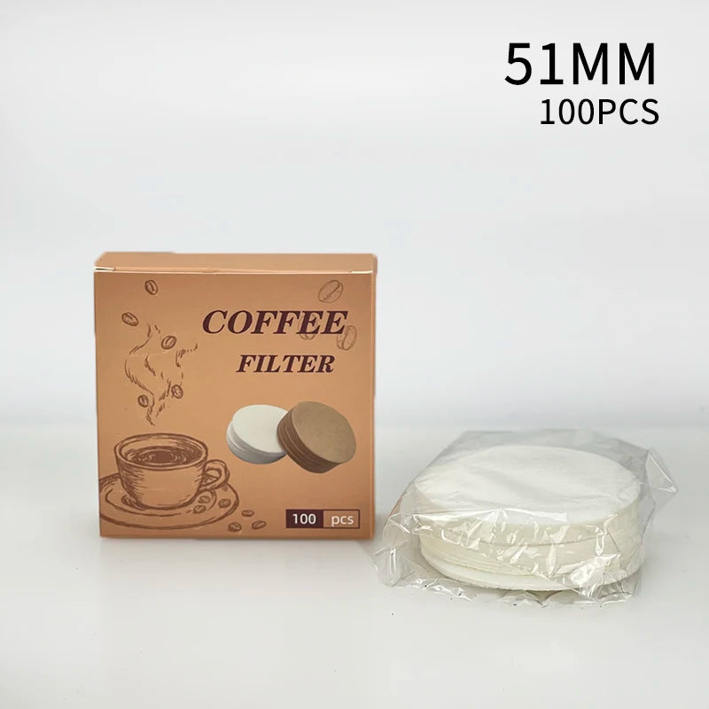 Round Coffee Filter Paper Universal for Moka Pot Espresso Maker Hand Drip Ice Drip Coffee Filter Discs Coffee Products Oasis Select 51mm