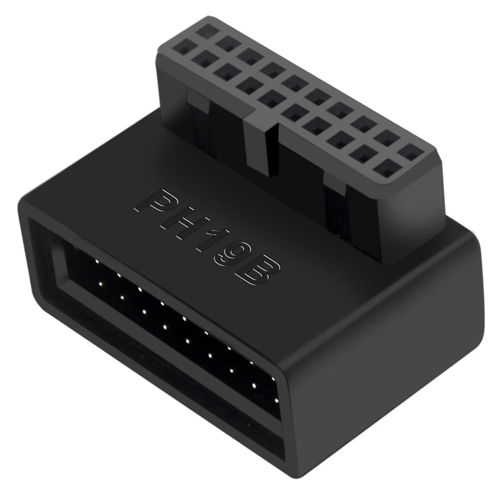 PH19B USB 3.0 Internal Header USB3.0 19/20P Socket 90 Degree Adapter Converter for Computer Motherboard Oasis Select Default Title