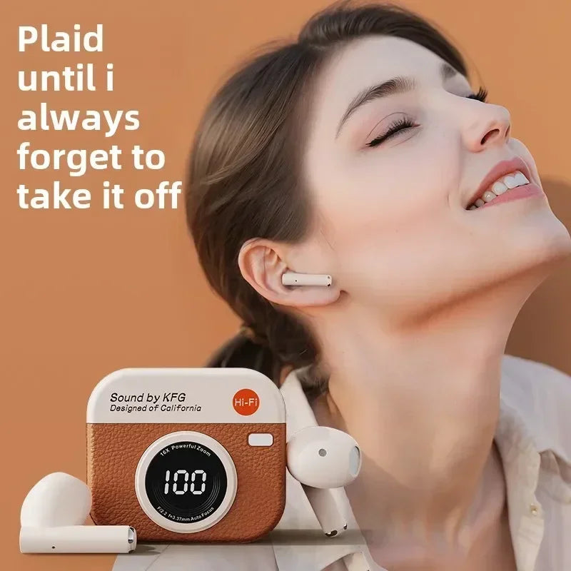 TWS Wireless Earphones Game Bluetooth Headphones with Microphone Noise Reduction High Fide Bass Earphones Headset with Mic Oasis Select