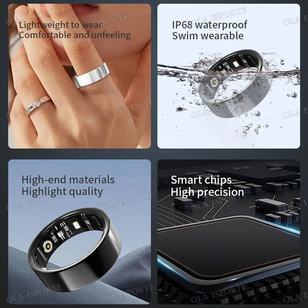 Smart Ring – Heart Rate, Sleep & SpO2 Tracker | IP68 5ATM